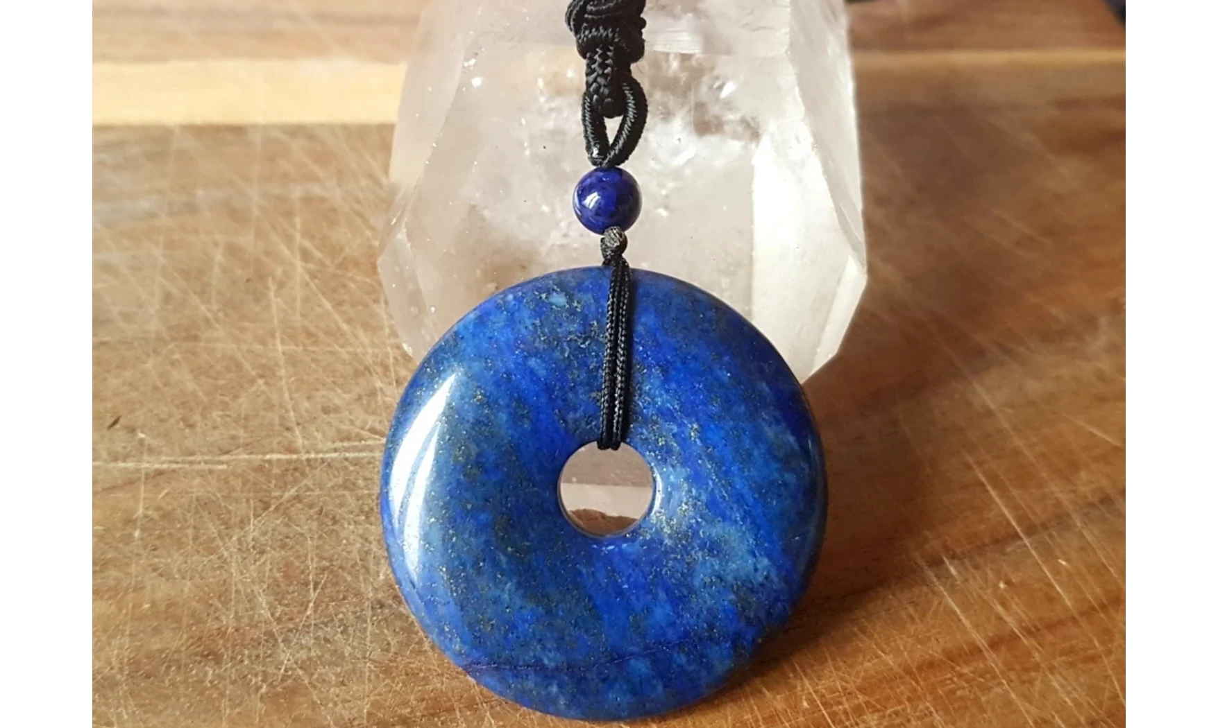 Lapis Lazuli Donuts Pendentif pierre
