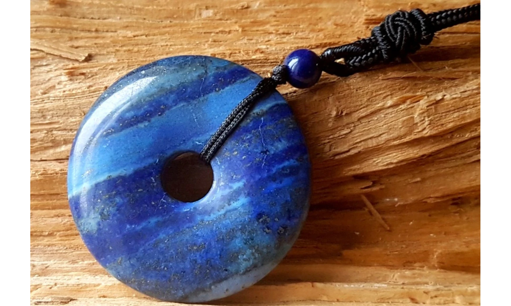 Lapis Lazuli Donuts Pendentif pierre