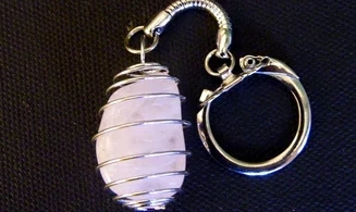 Rose Quartz Key-rings