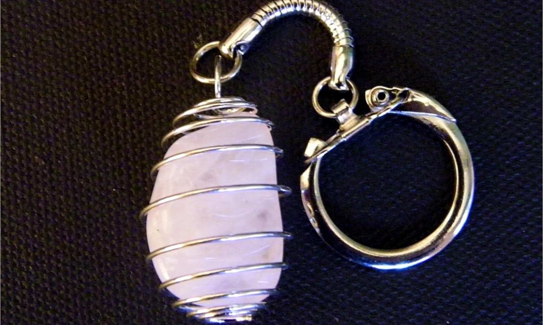 Rose Quartz Key-rings