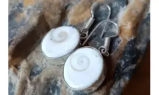 Shiva eye Shell 925 Silver plated 3