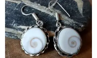 Shiva eye Shell 925 Silver plated 4