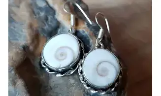 Shiva eye Shell 925 Silver plated 4