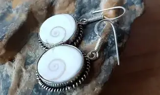 Shiva eye Shell 925 Silver plated 6
