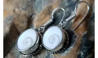 Shiva eye Shell 925 Silver plated 8