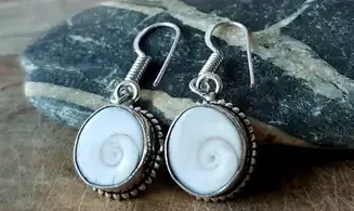 Shiva eye Shell 925 Silver plated 8