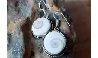 Shiva eye Shell 925 Silver plated 7