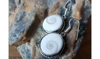 Shiva eye Shell 925 Silver plated 7
