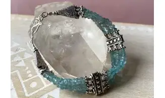 Topaze bleue Bracelet Ethnic