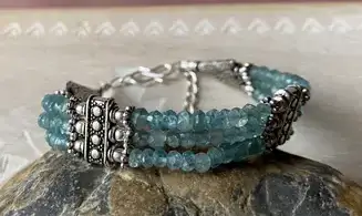 Topaze bleue Bracelet Ethnic