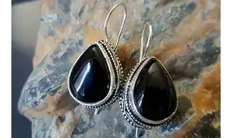 Onyx Noir pierre BO Argent