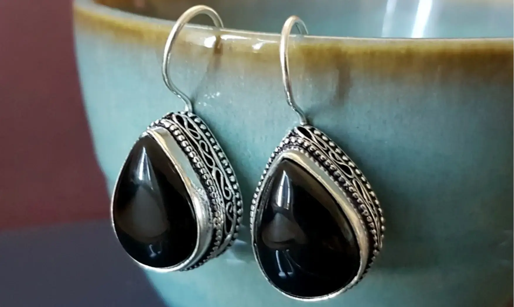 Onyx Noir pierre BO Argent
