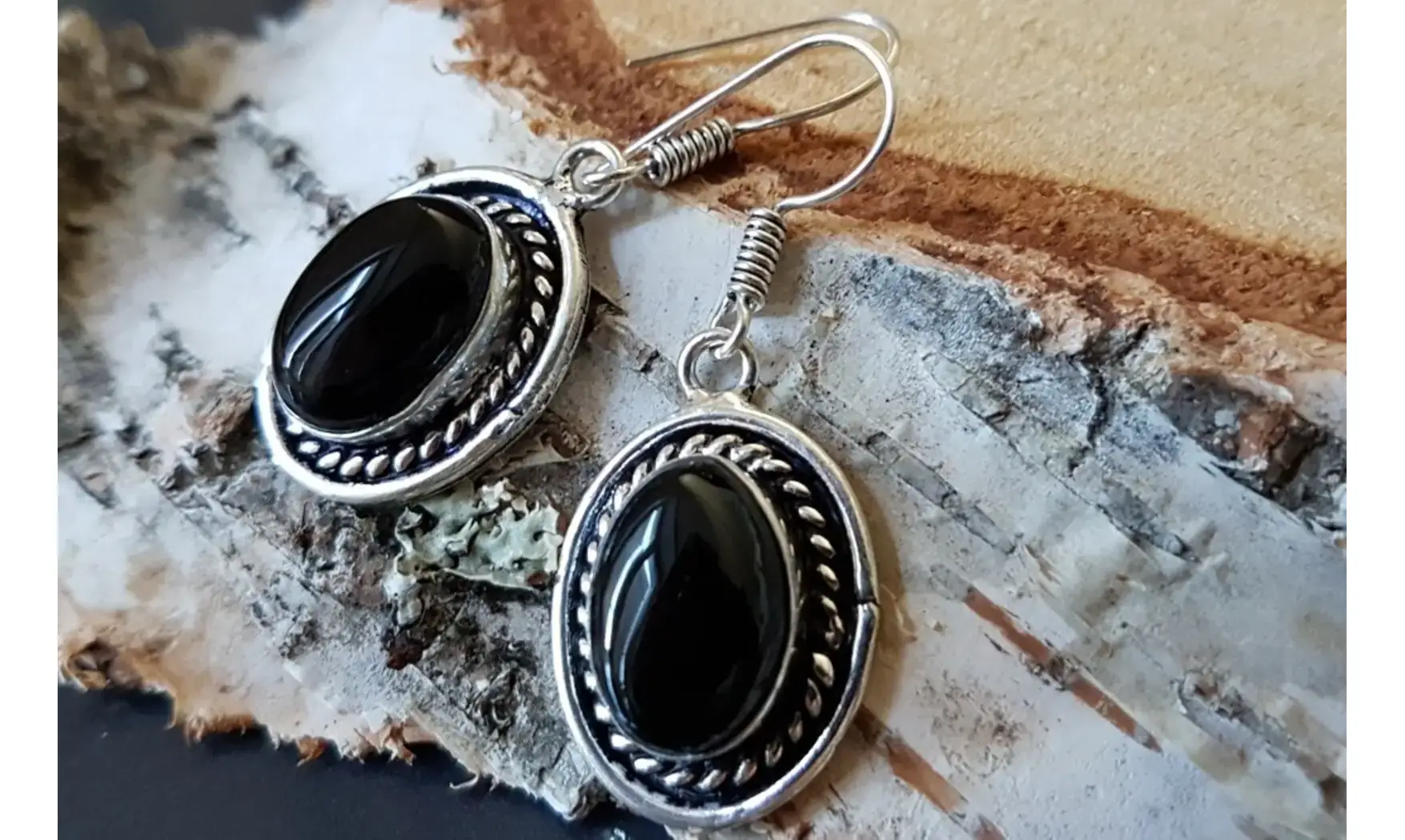 Onyx Noir pierre BO Argent