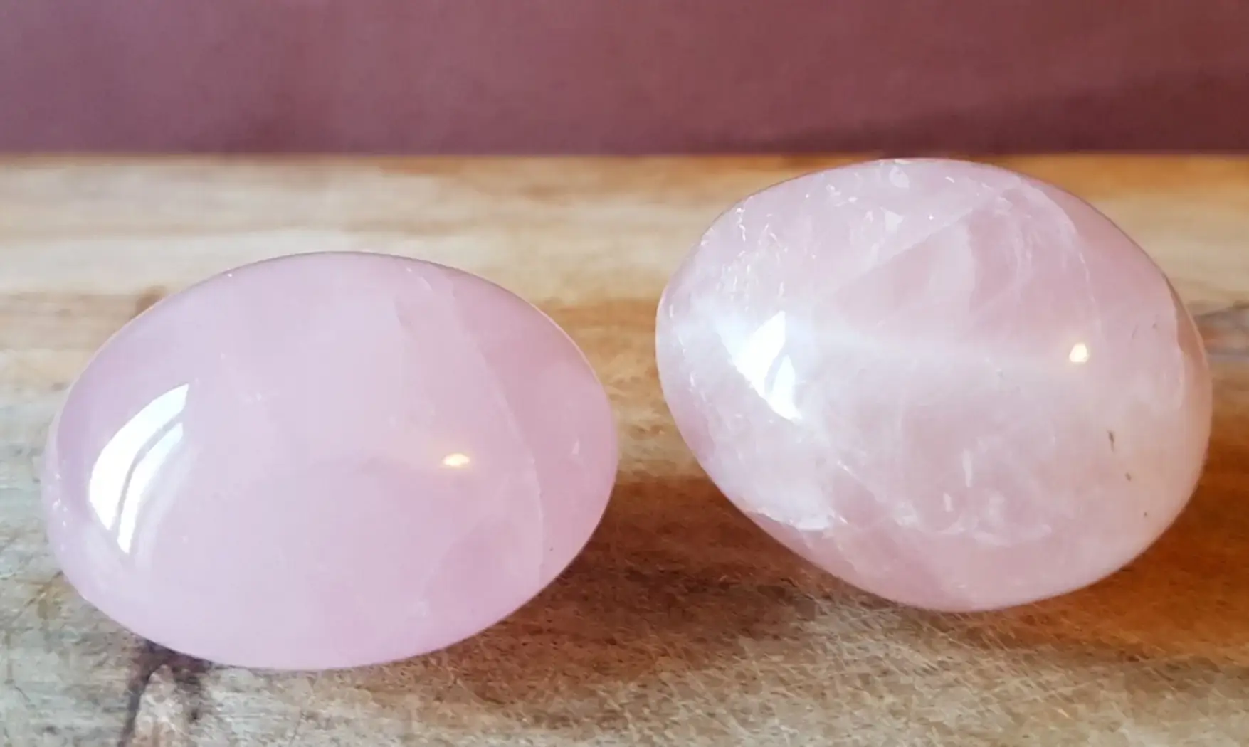 Quartz Rose Galet pierre roulée