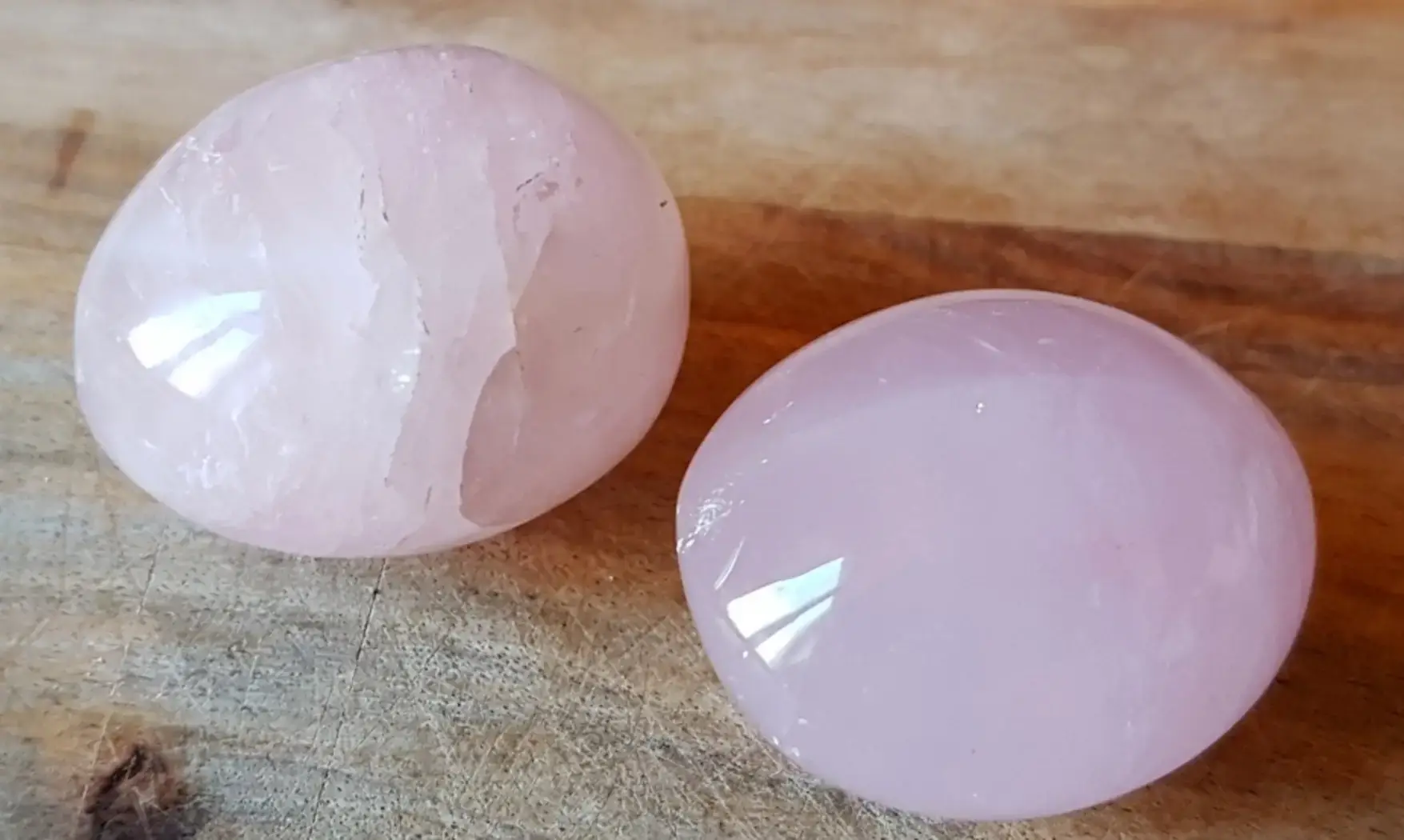 Quartz Rose Galet pierre roulée