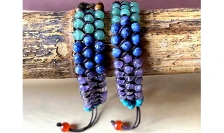 7 Chakras Braided bracelet
