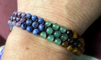 7 Chakras Braided bracelet