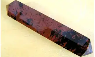 Obsidienne Acajou Bâton Massage pierre