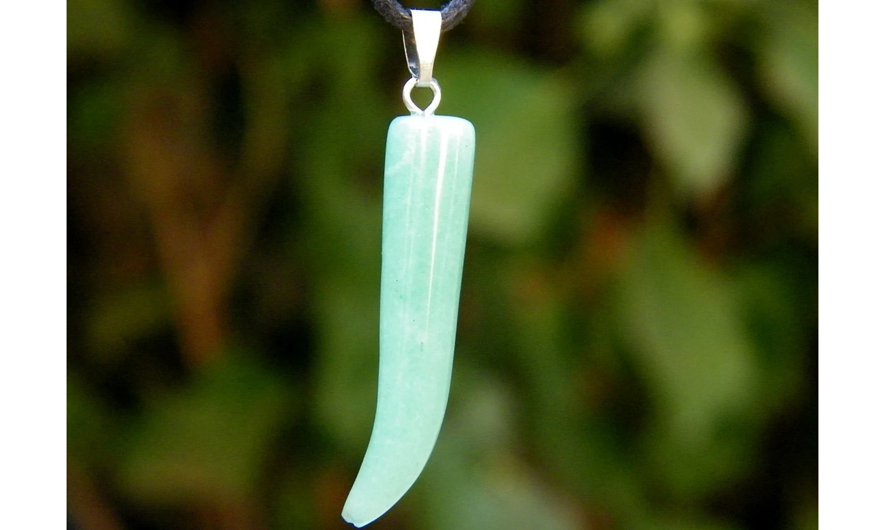 Aventurine verte Piment pierre pendentif