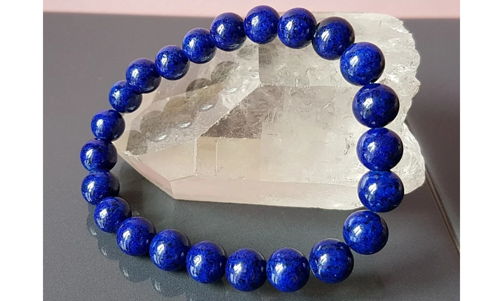 Lapis lazuli pierres Boules bracelet