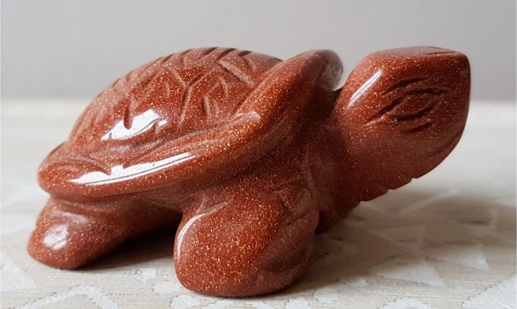 Goldstone Turtle stone