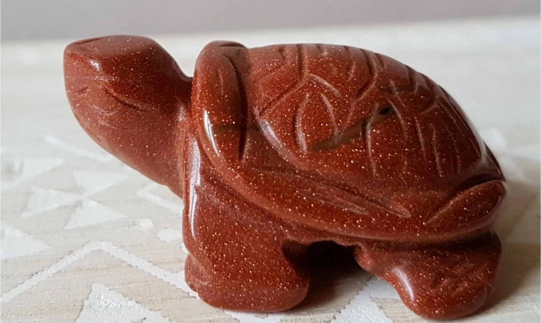 Goldstone Turtle stone