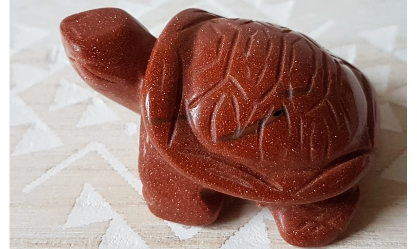 Goldstone Turtle stone