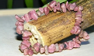 Rhodonite pierres Baroque bracelet