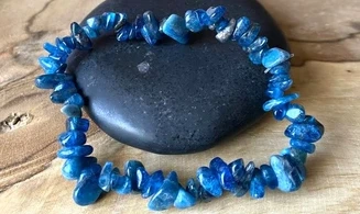 Blue Apatite Chips Bracelet