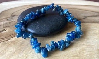 Blue Apatite Chips Bracelet