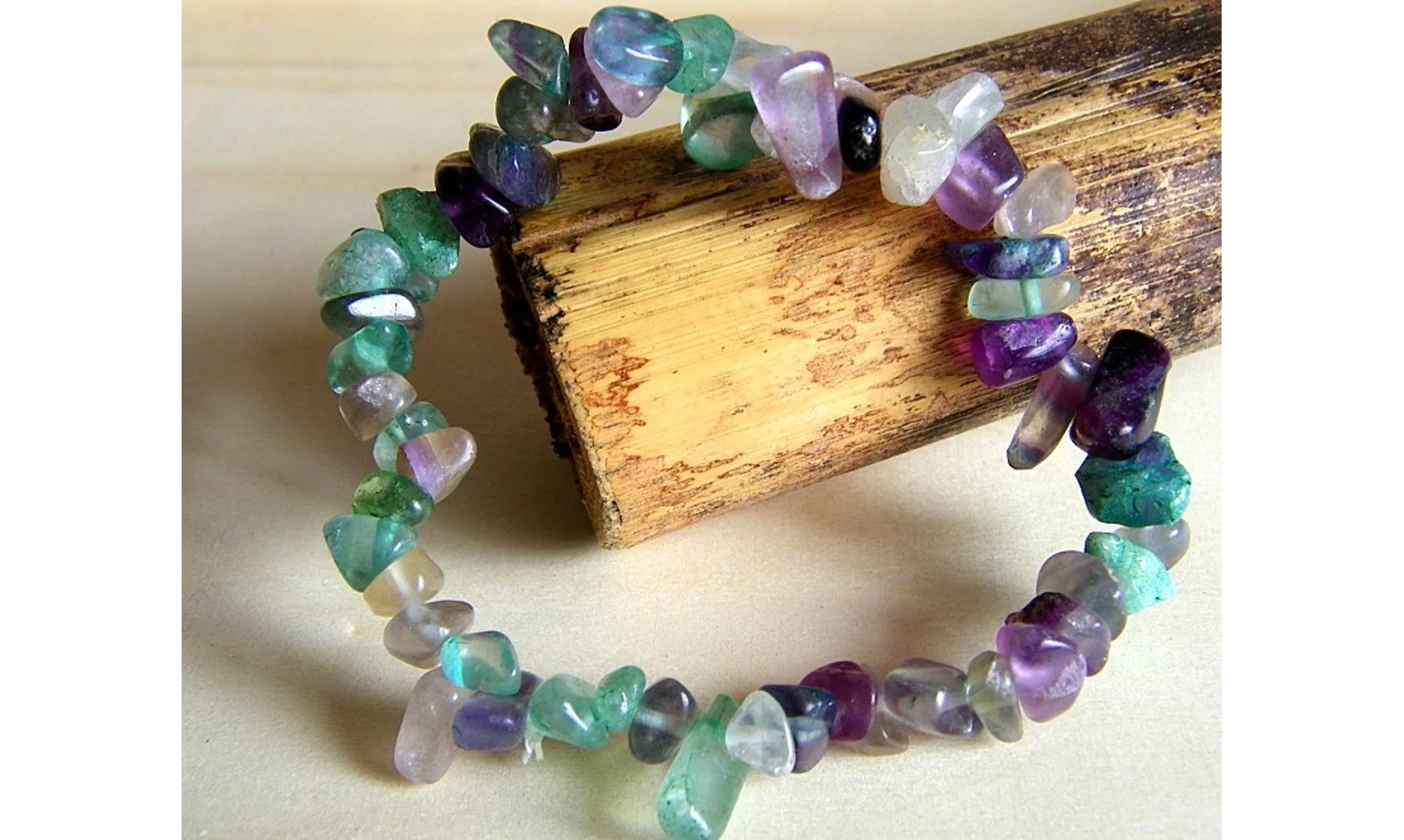 Fluorine pierres Baroque bracelet