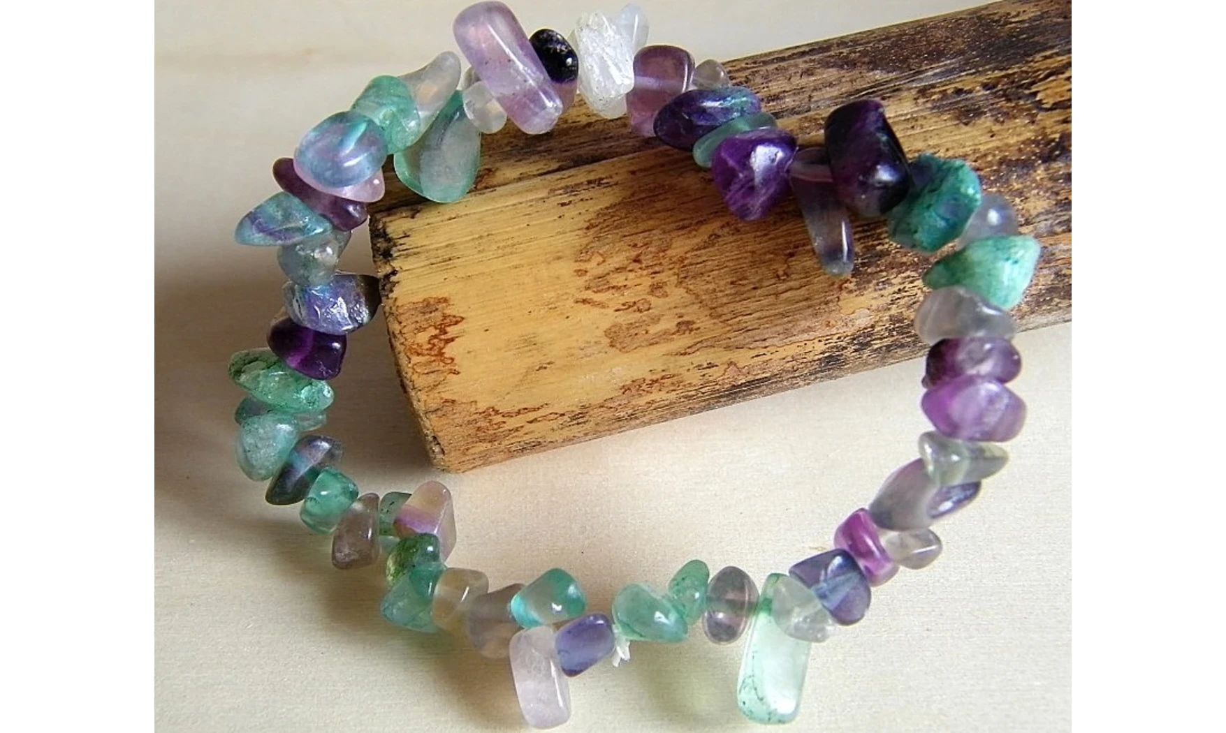 Fluorine pierres Baroque bracelet