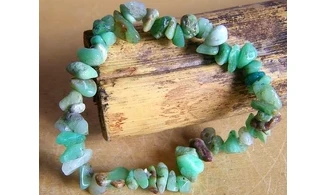 Chrysoprase pierres Baroque bracelet