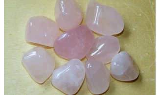 Quartz Rose pierre roulée