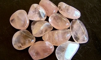 Quartz Rose pierre roulée