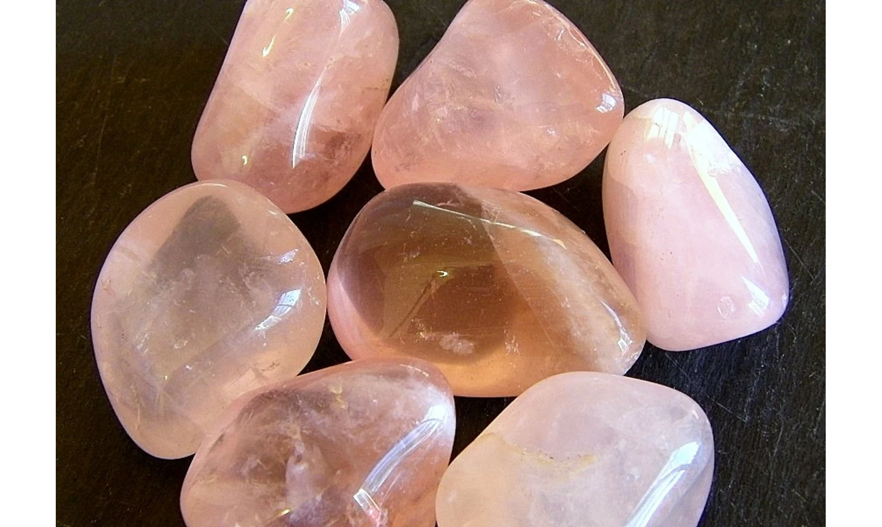 Quartz Rose pierre roulée