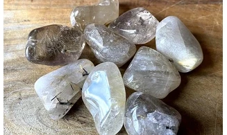 Quartz Rutile pierre roulée