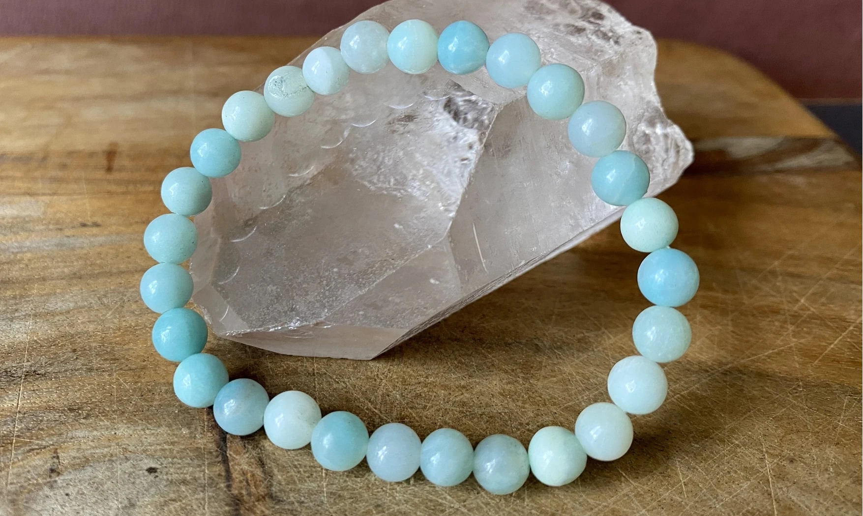 Amazonite Bracelet Round beads