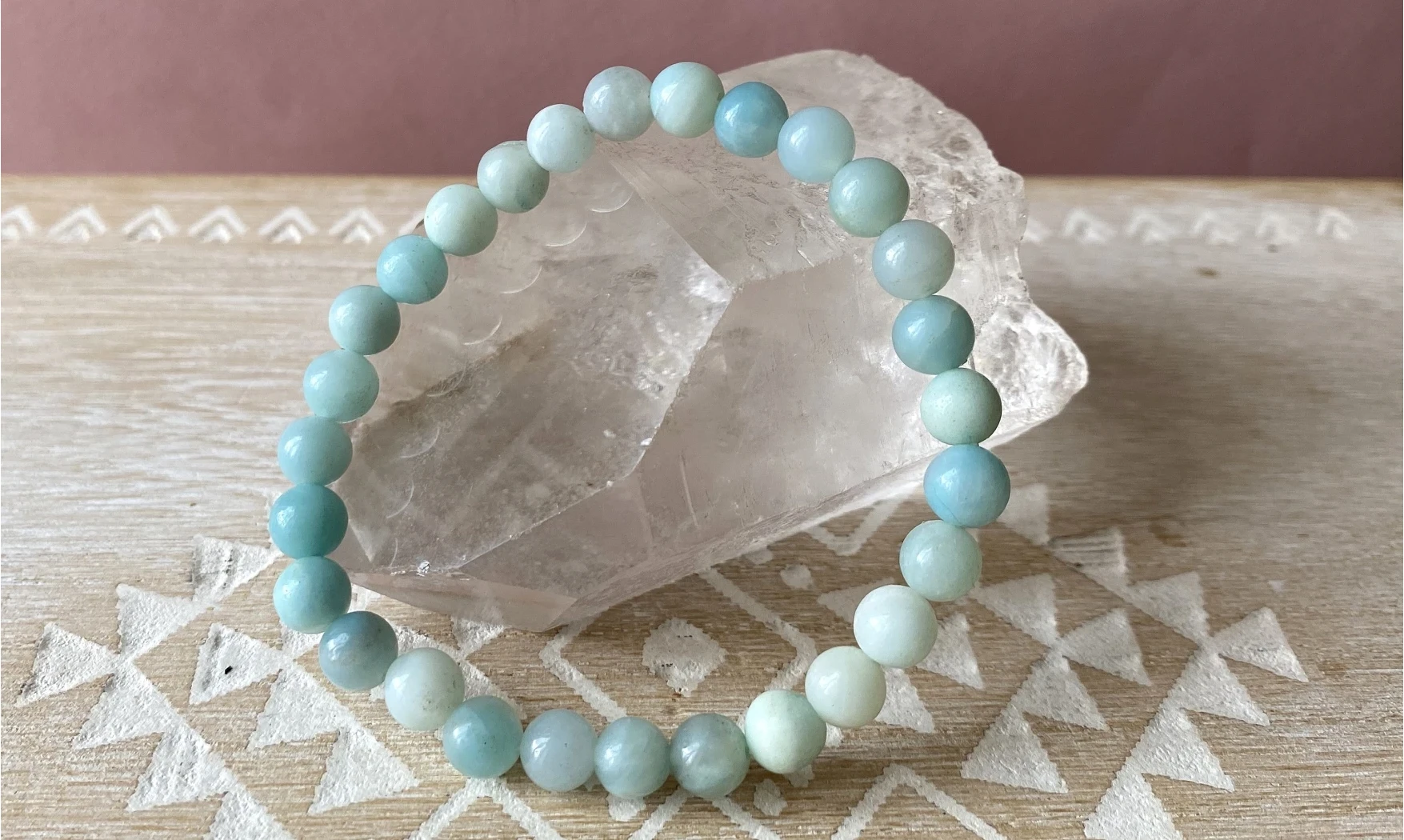 Amazonite Bracelet Round beads