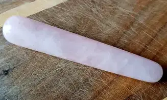 Quartz Rose Bâton Massage pierre
