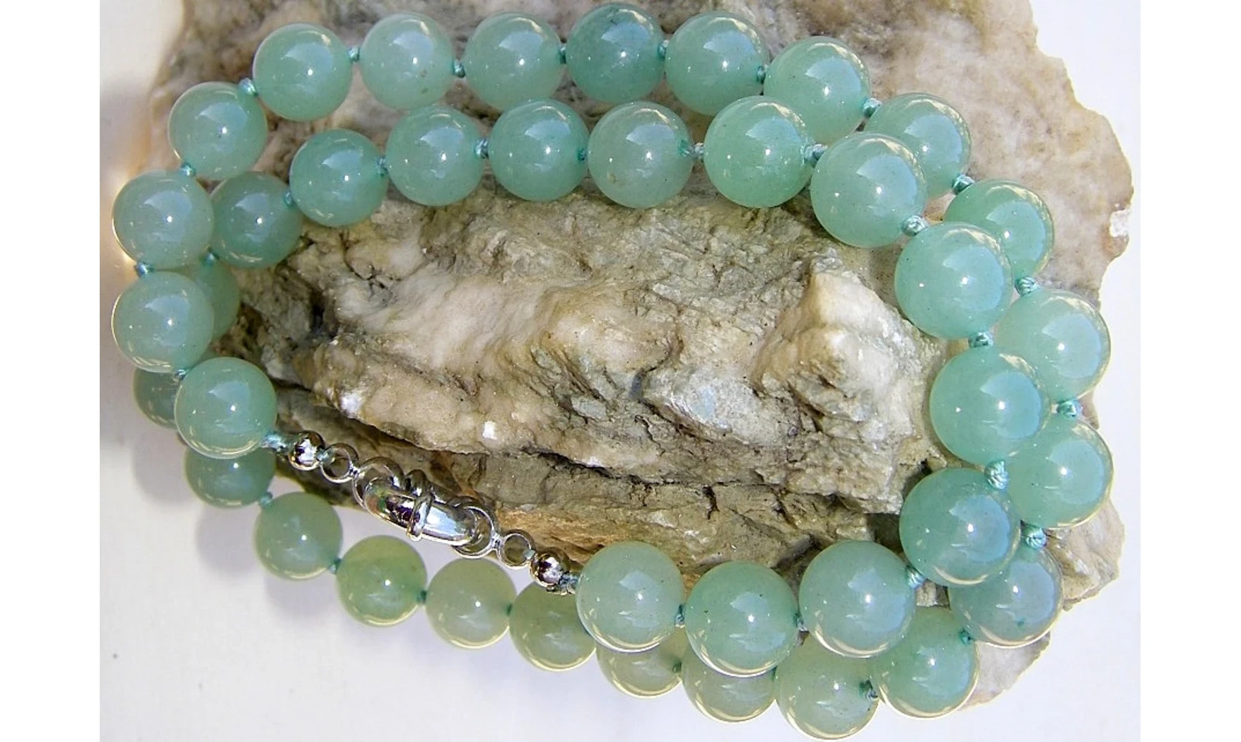 Green Aventurine Round beads Necklace