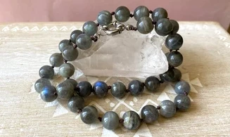 Labradorite Round beads Necklace