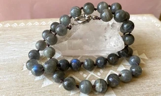 Labradorite Round beads Necklace
