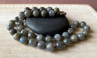 Labradorite Round beads Necklace