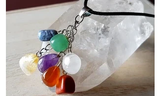 7 Chakras Pendentif 7 pierres