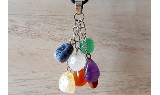 7 Chakras Pendentif 7 pierres