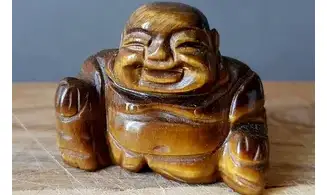 Tiger Eye Buddha Stone