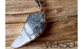 Cristal Tourmaline pierre pendentif