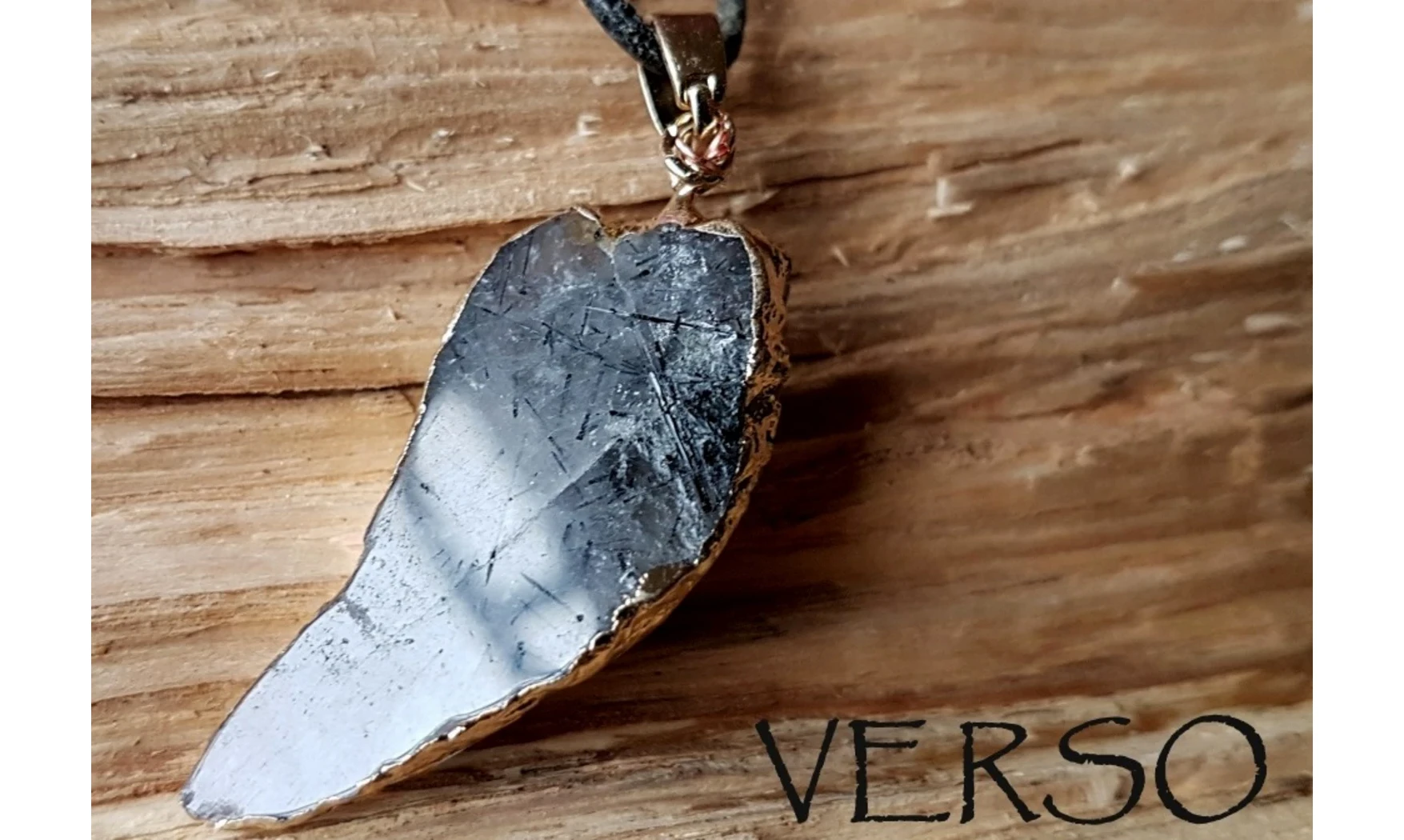 Cristal Tourmaline pierre pendentif