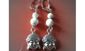 BO Howlite pierre Bouddha